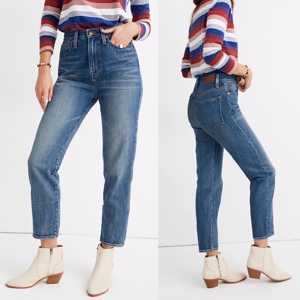 • Madewell • Mom High Rise Jeans Downey